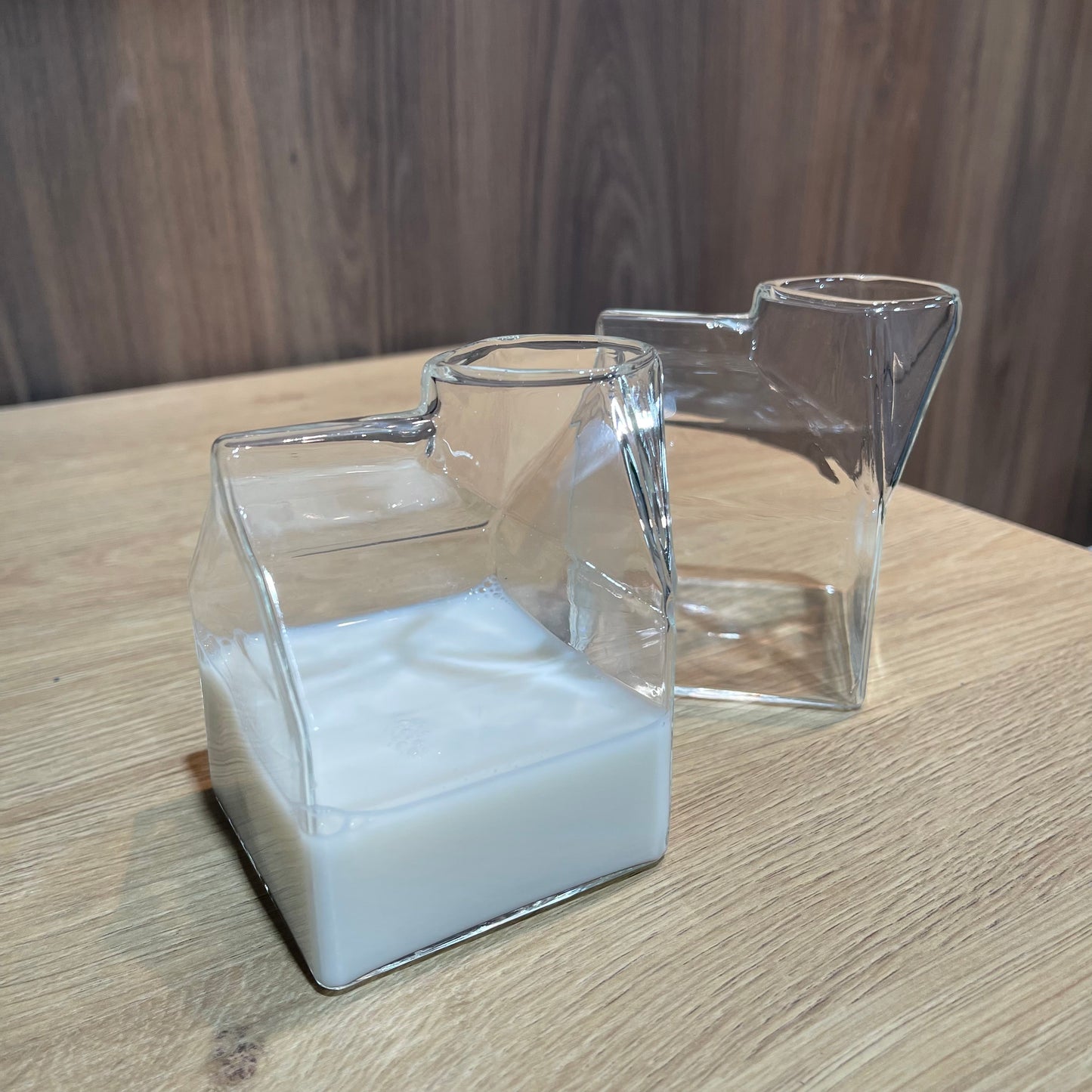 1pc Glass Milk Container