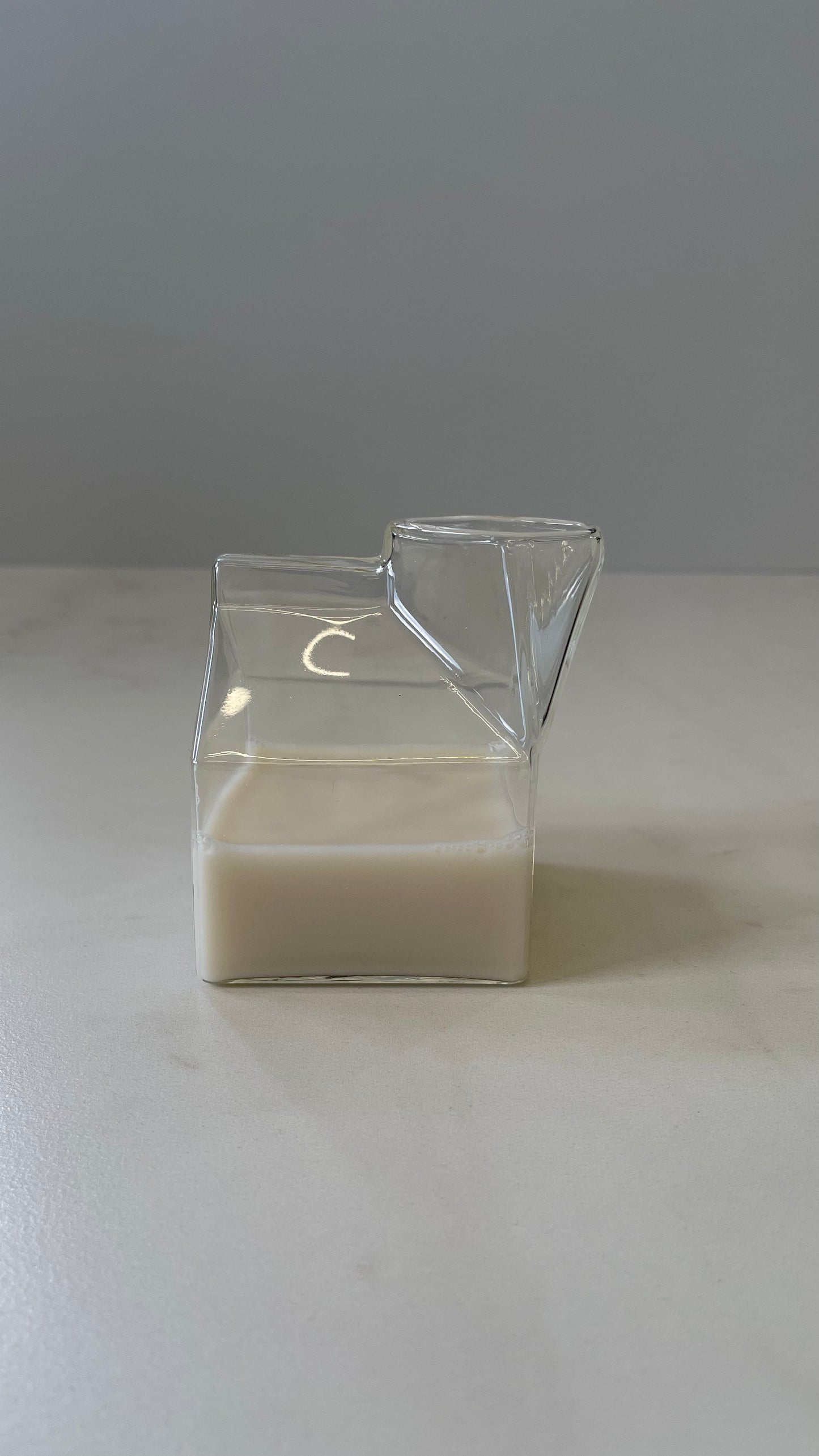 1pc Glass Milk Container