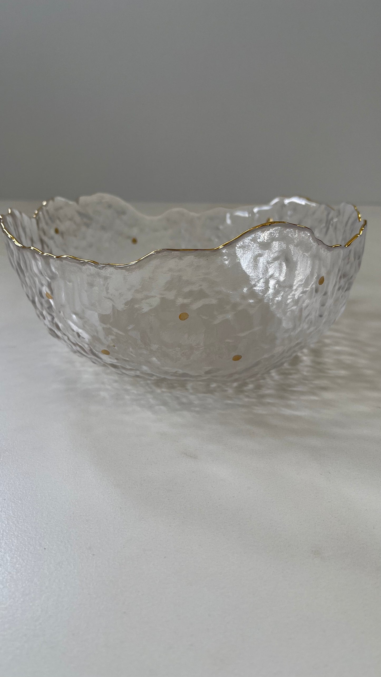 Golden Glass Bowl