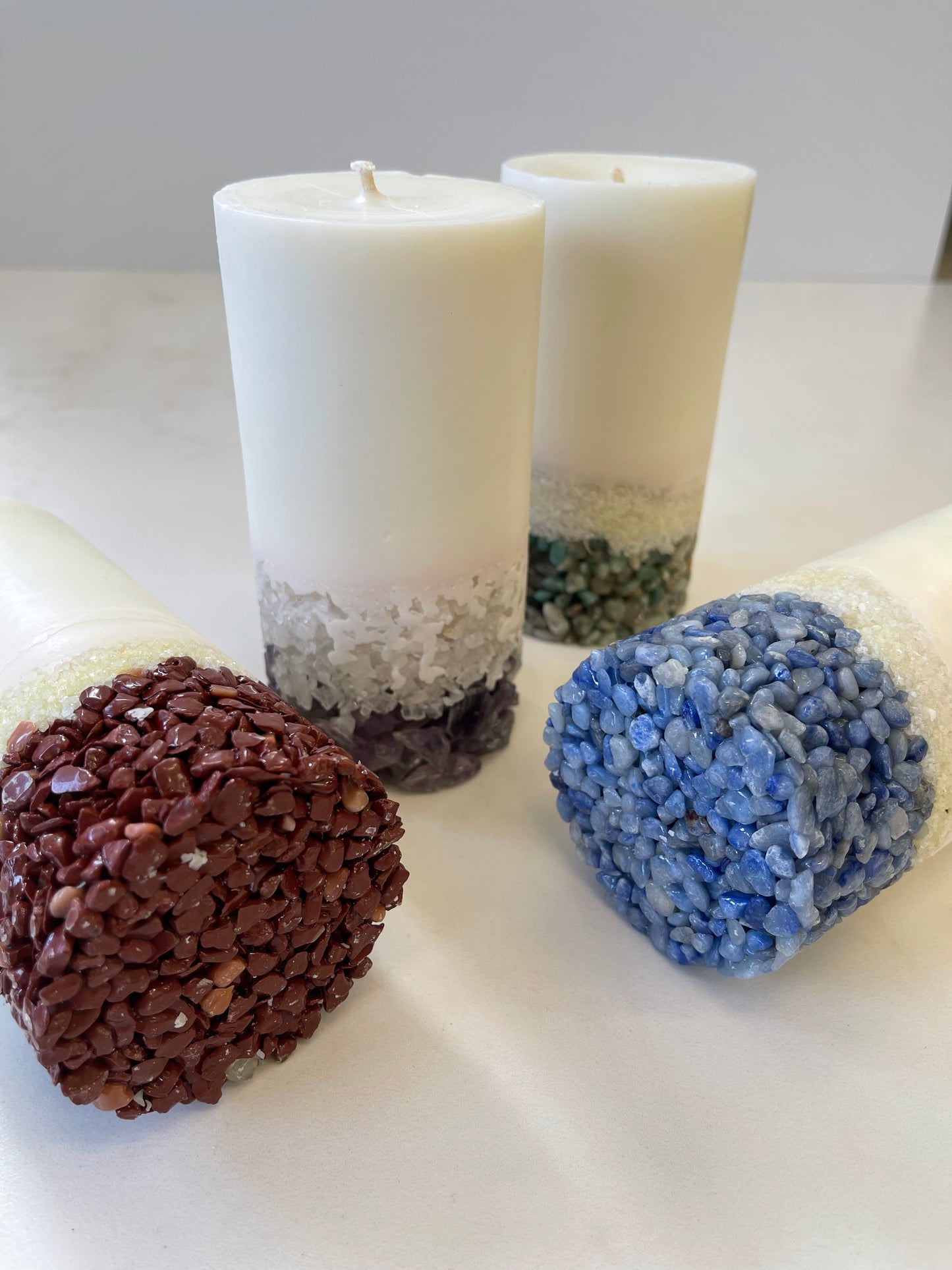 Natural Stone Candles