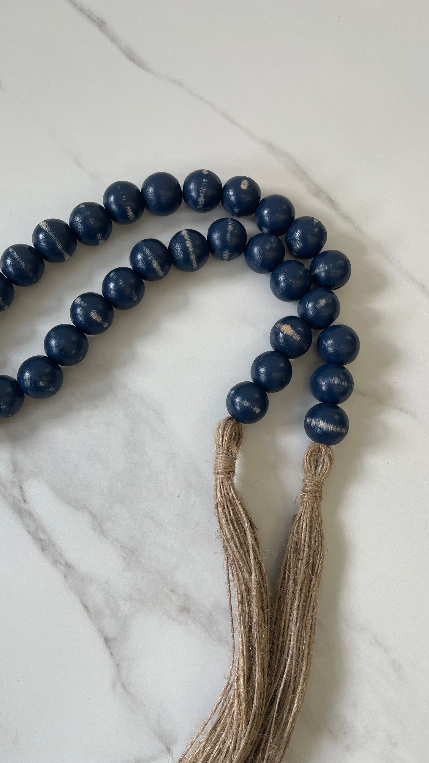 Blue Rosary Decor