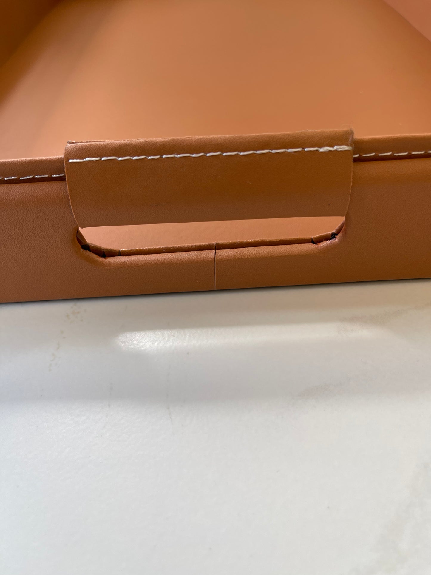 Light Brown Leather Tray