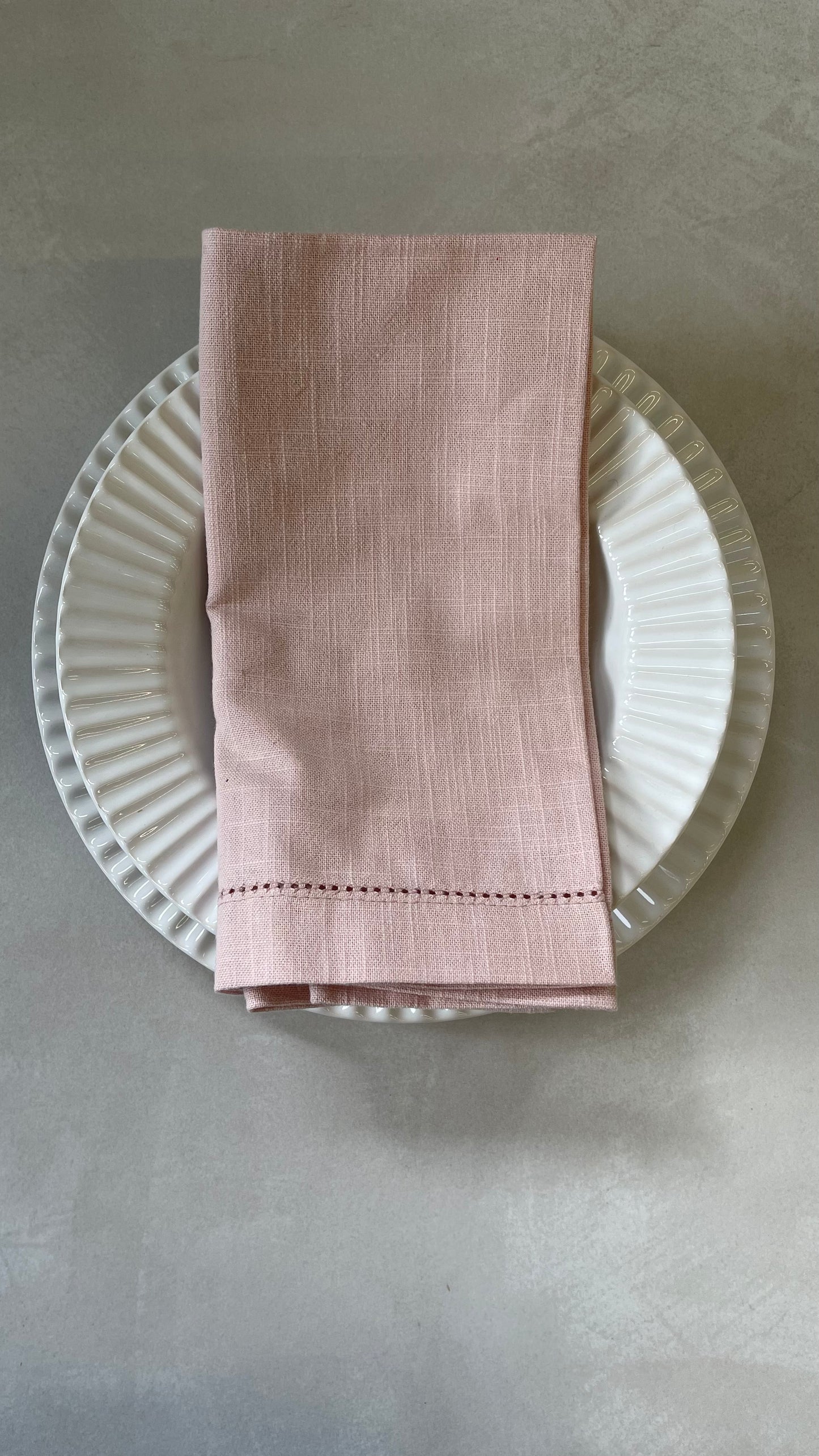 Pink Fabric Napkin 6pcs 50cm X 50cm