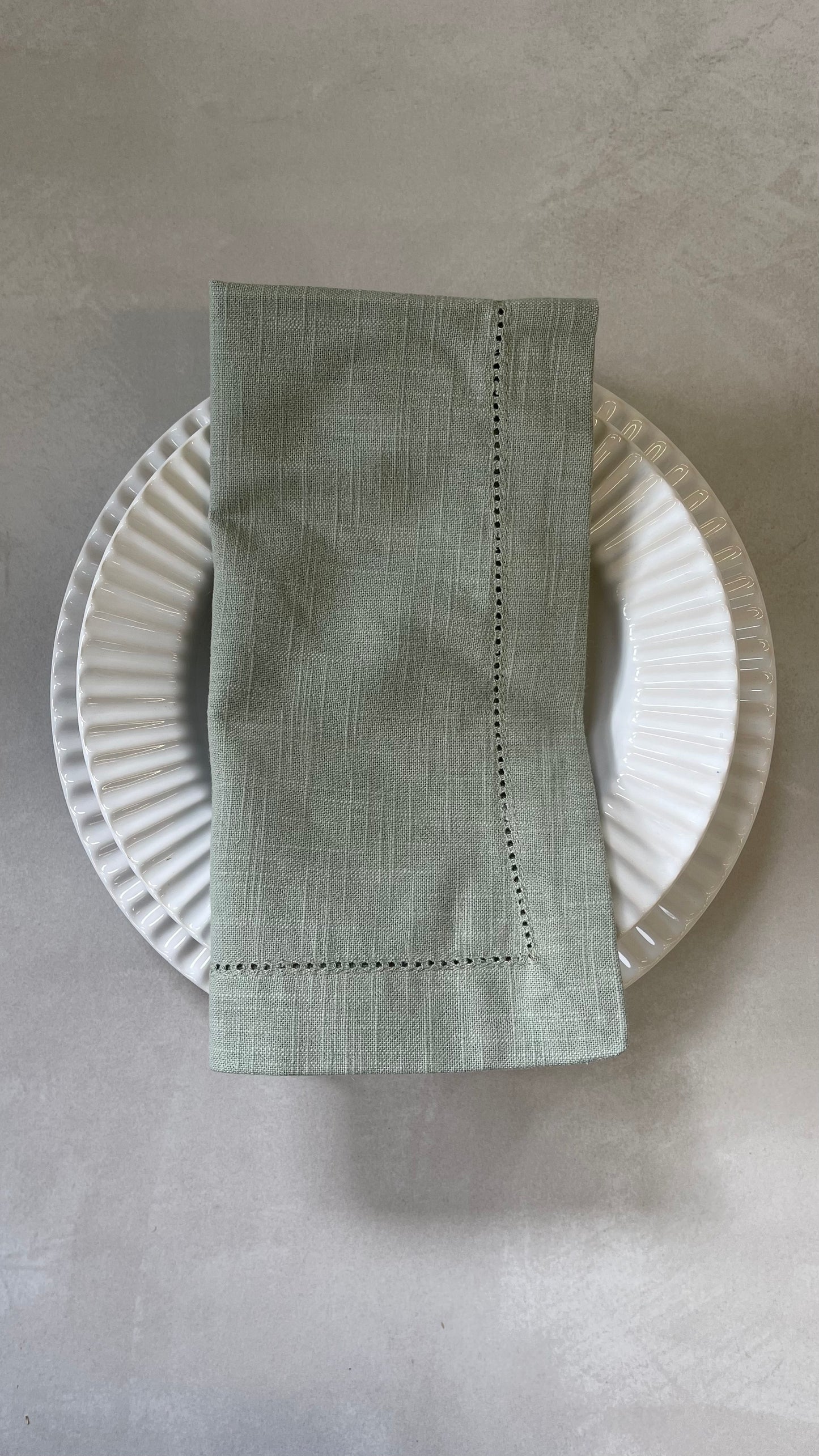 Sage Green Fabric Napkin 6pcs 50cm X 50cm