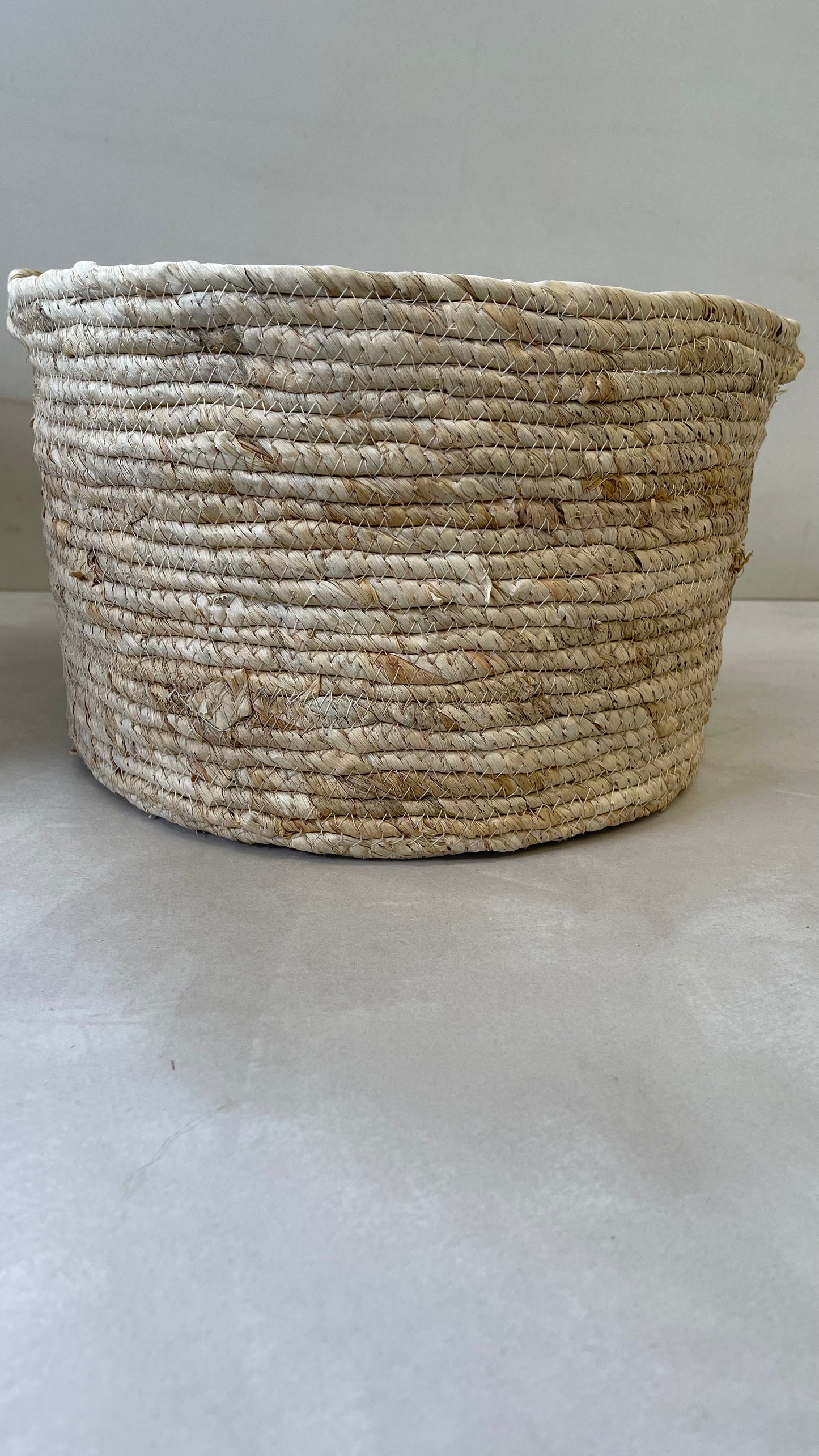 Baskets 2pcs Natural Fiber Beige