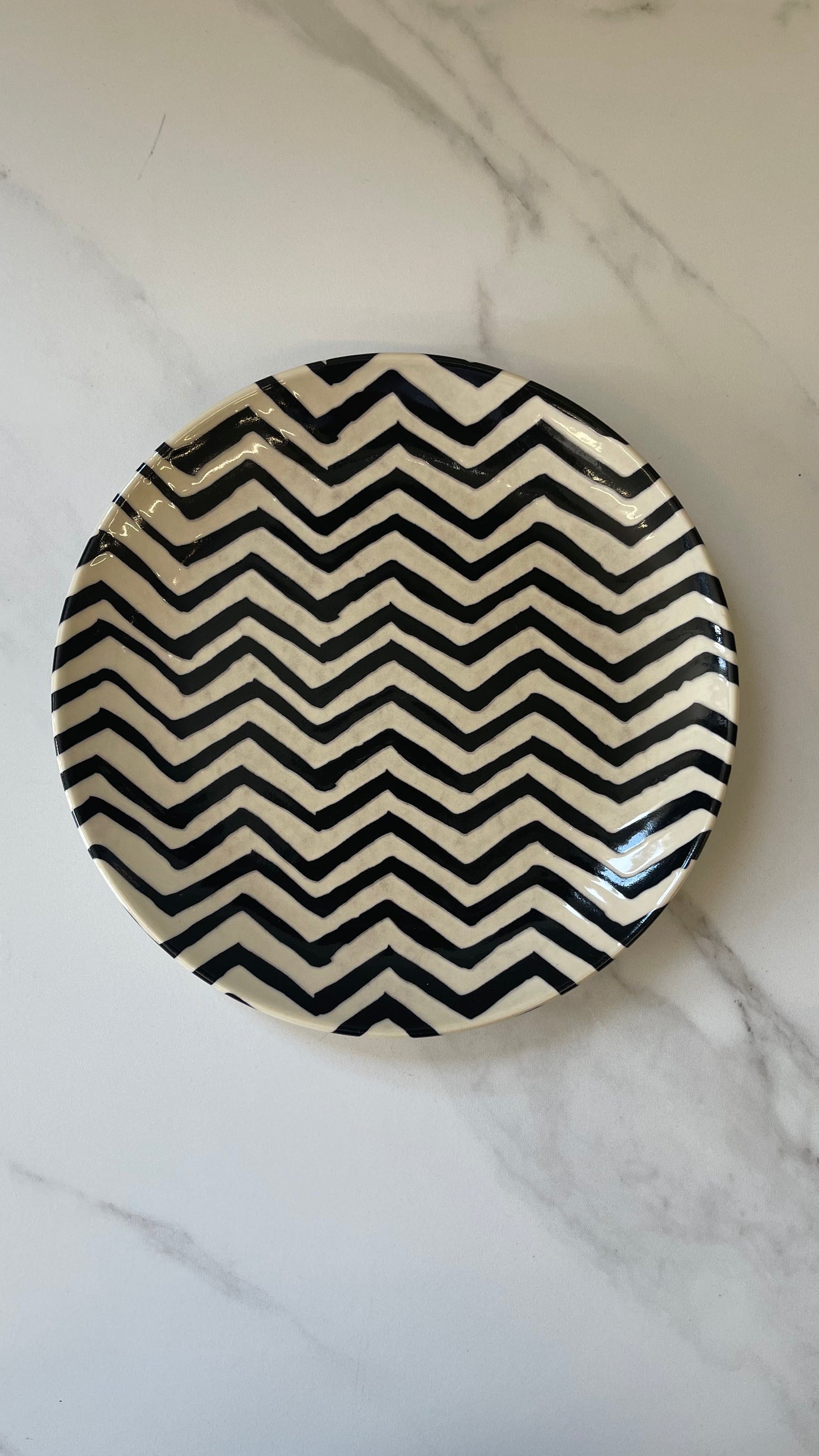 6pcs Dessert Plate (Chevron)