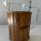 Glass Jug with Bamboo