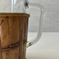 Glass Jug with Bamboo