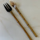 2pcs Bamboo Spatulas