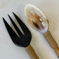 2pcs Bamboo Spatulas