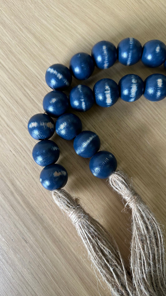 Blue Rosary Decor