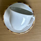 White Mug 6pcs Bamboo Edge