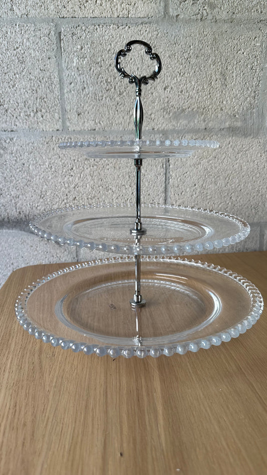 Transparent Plate Balls Tower Of 3