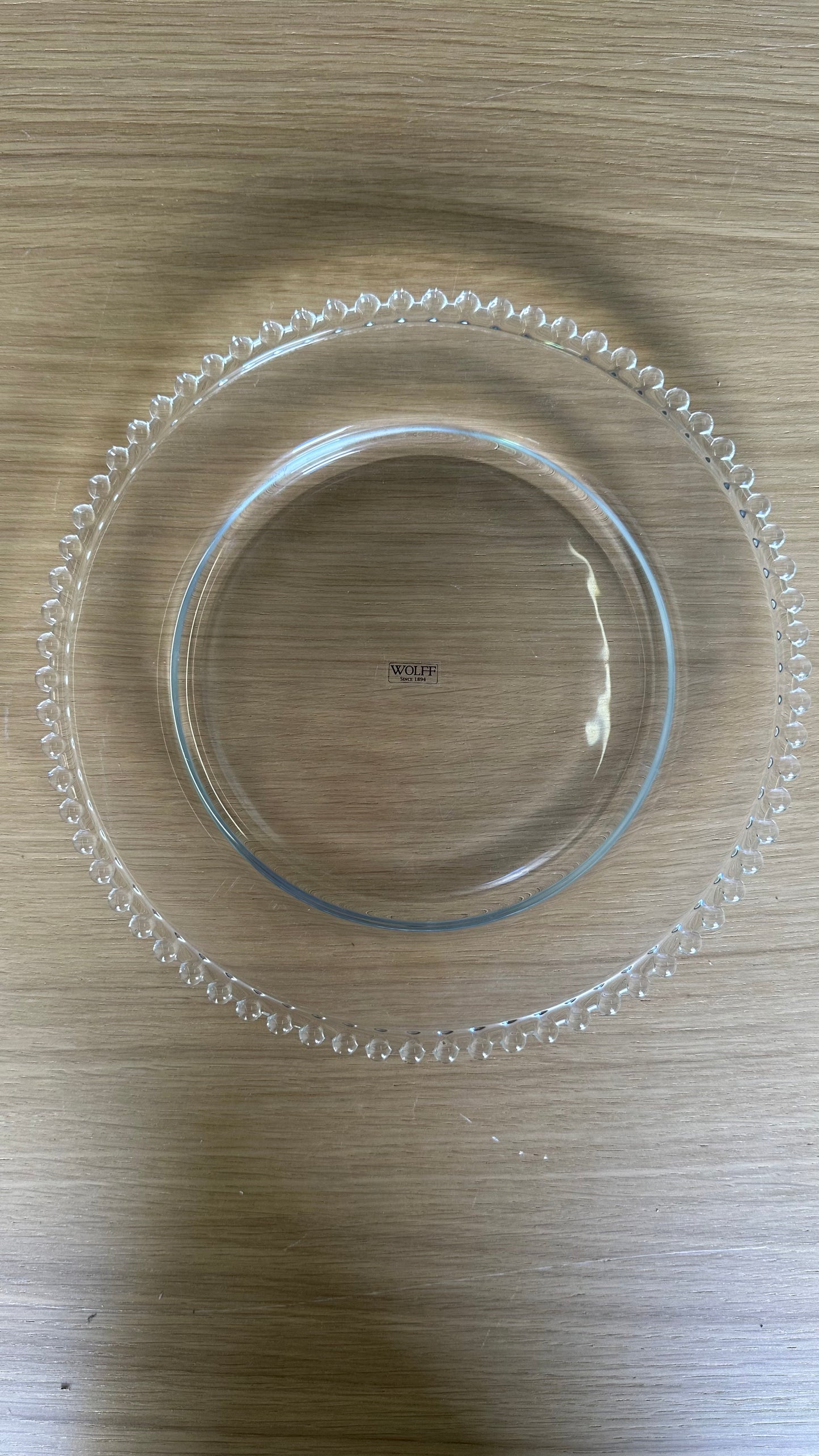 Glass Plate Transparent Balls C/U