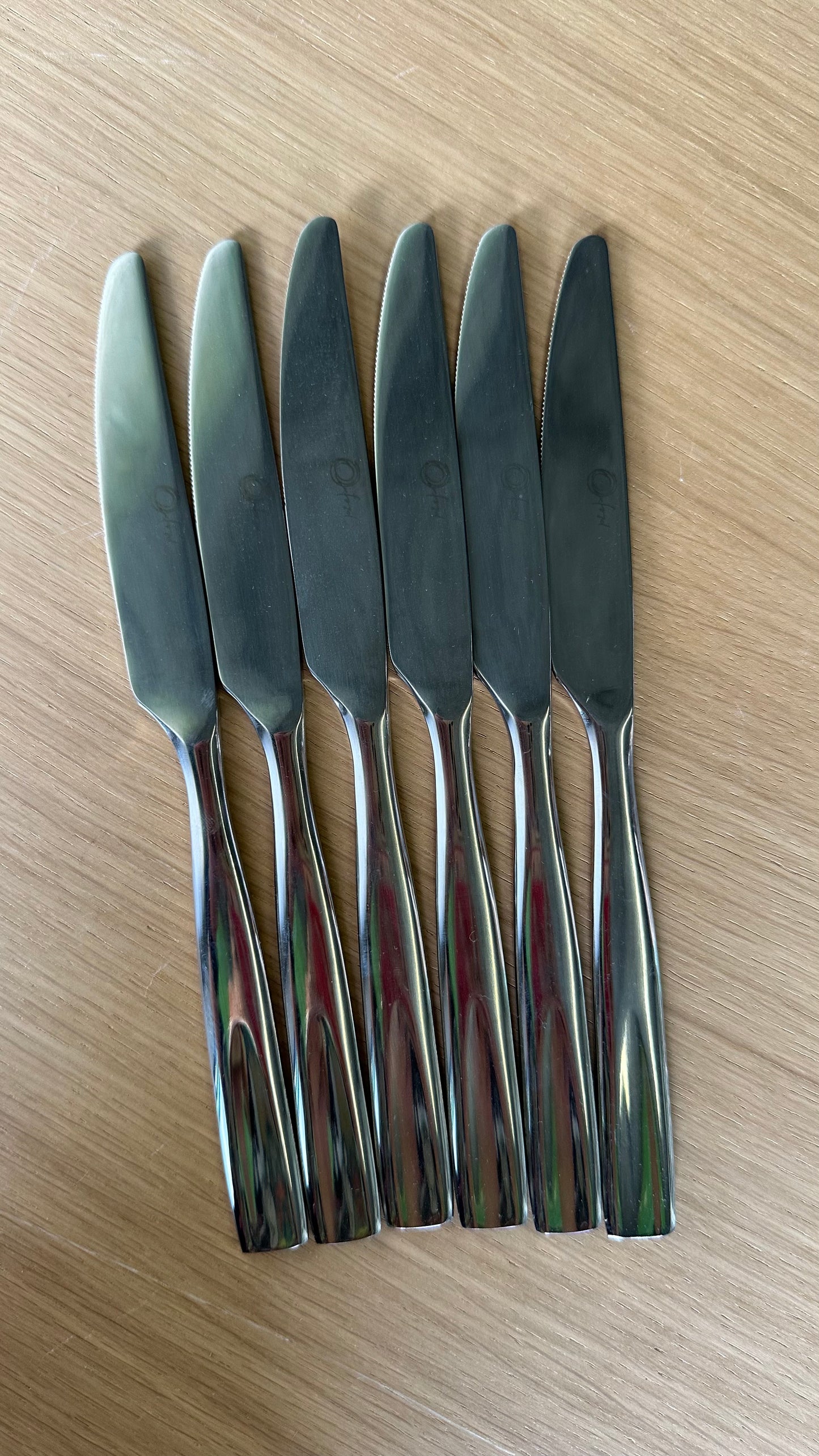 12pcs Round Point Knife