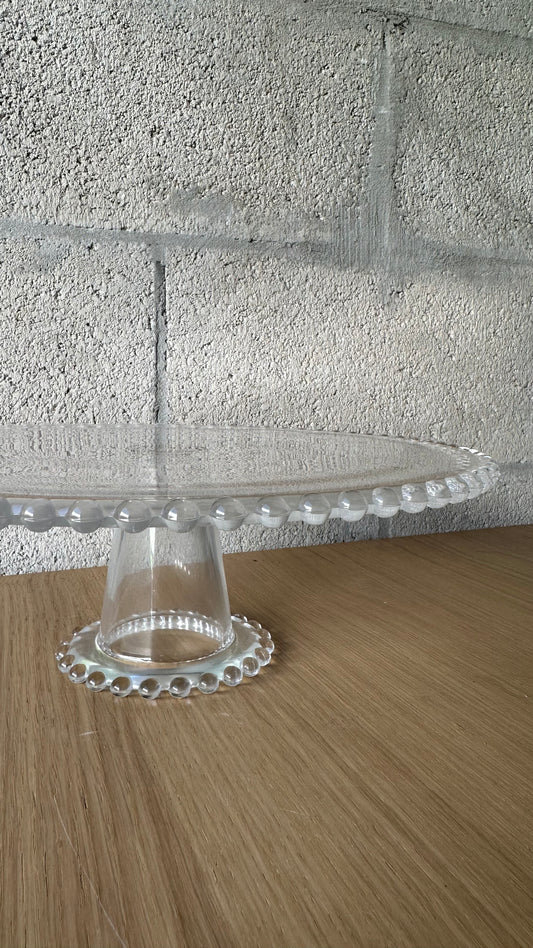 Transparent Ball Cake Plate