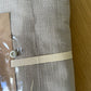 Beige Cotton Tablecloth 8 Places 1.60m X 2.70m