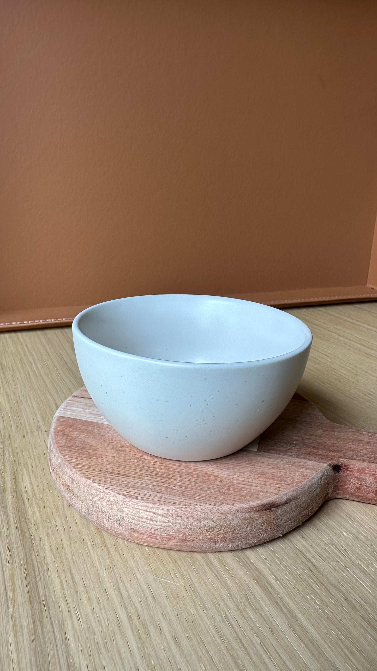 Wooden Tray w/ Bowl Color Ivory